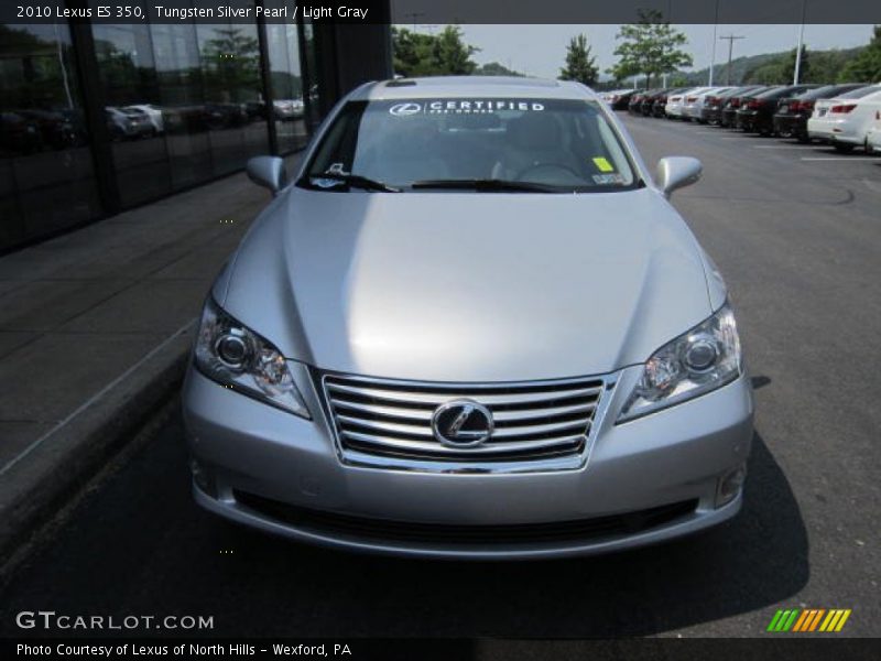 Tungsten Silver Pearl / Light Gray 2010 Lexus ES 350