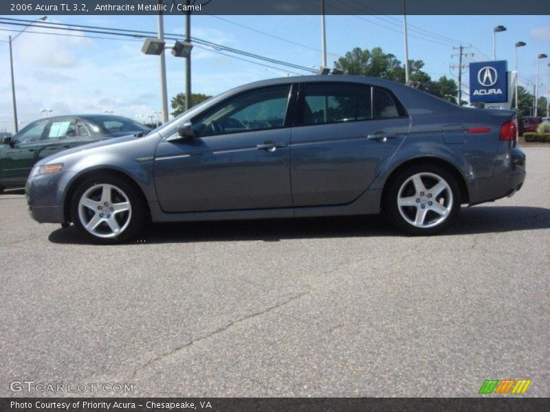 Anthracite Metallic / Camel 2006 Acura TL 3.2