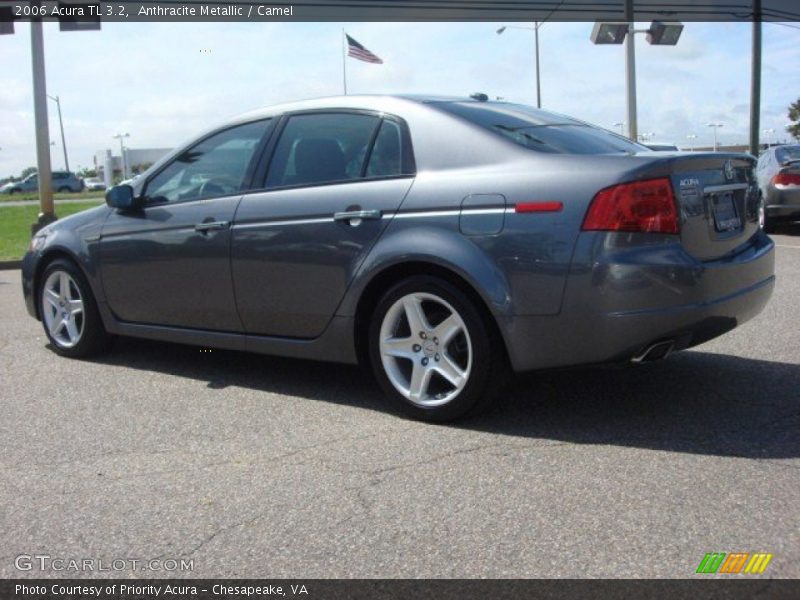 Anthracite Metallic / Camel 2006 Acura TL 3.2