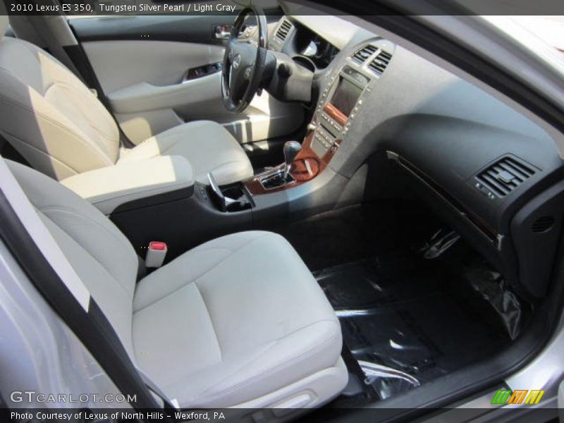 Tungsten Silver Pearl / Light Gray 2010 Lexus ES 350