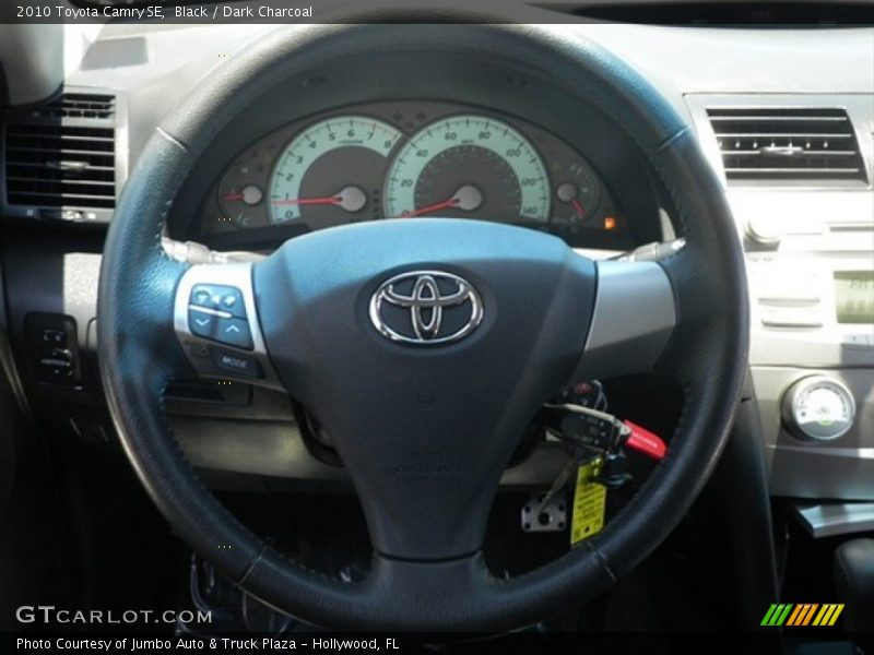 Black / Dark Charcoal 2010 Toyota Camry SE