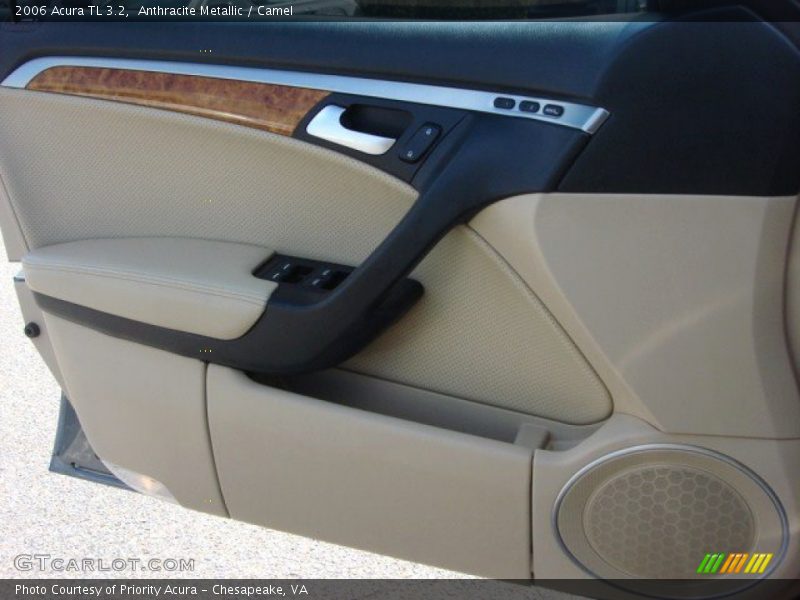 Anthracite Metallic / Camel 2006 Acura TL 3.2