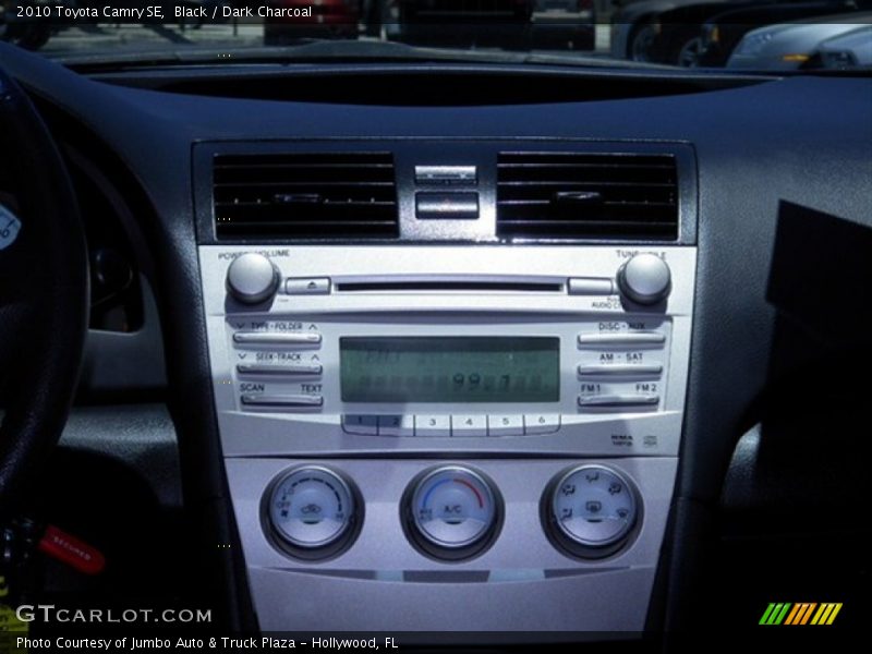 Black / Dark Charcoal 2010 Toyota Camry SE