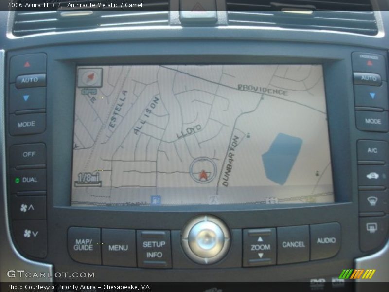 Anthracite Metallic / Camel 2006 Acura TL 3.2