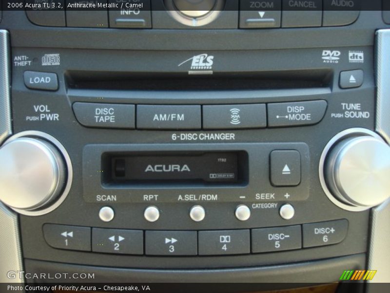 Anthracite Metallic / Camel 2006 Acura TL 3.2