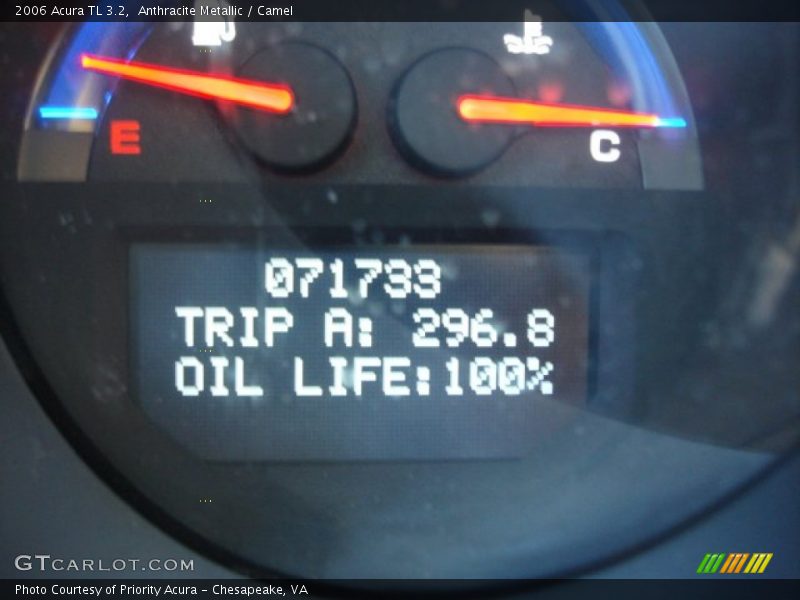Anthracite Metallic / Camel 2006 Acura TL 3.2