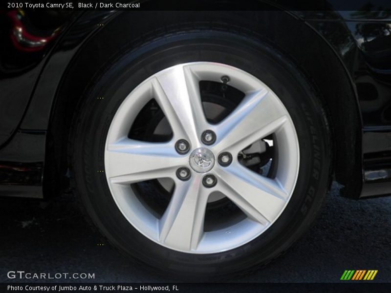 Black / Dark Charcoal 2010 Toyota Camry SE