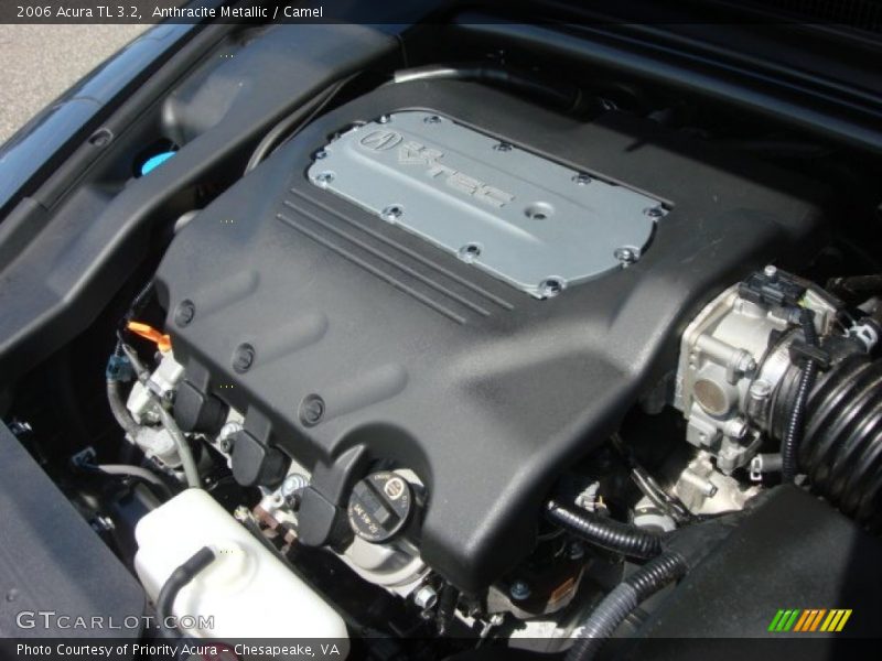 Anthracite Metallic / Camel 2006 Acura TL 3.2