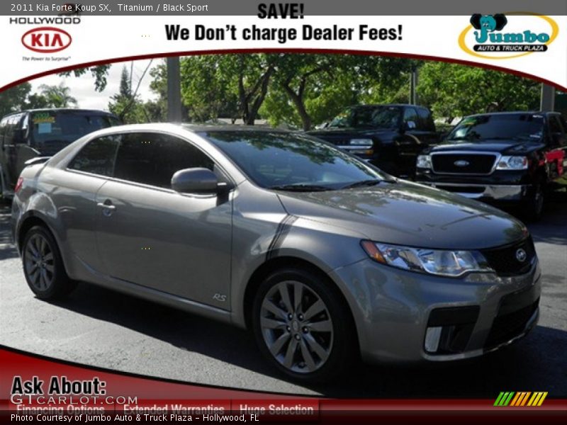 Titanium / Black Sport 2011 Kia Forte Koup SX