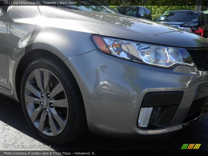 Titanium / Black Sport 2011 Kia Forte Koup SX