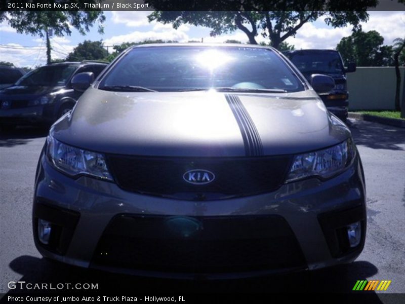 Titanium / Black Sport 2011 Kia Forte Koup SX