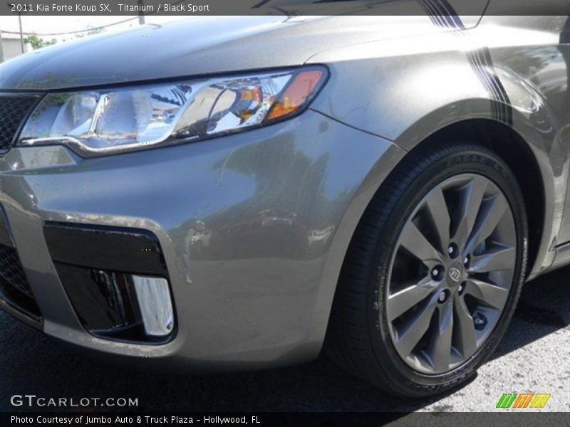 Titanium / Black Sport 2011 Kia Forte Koup SX