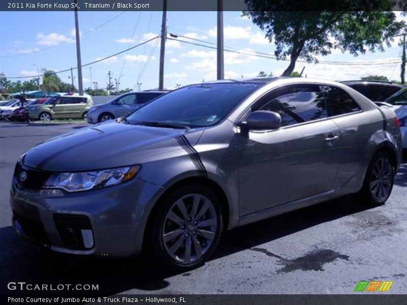 Titanium / Black Sport 2011 Kia Forte Koup SX