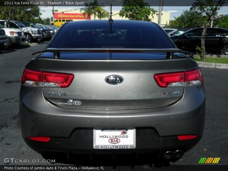 Titanium / Black Sport 2011 Kia Forte Koup SX