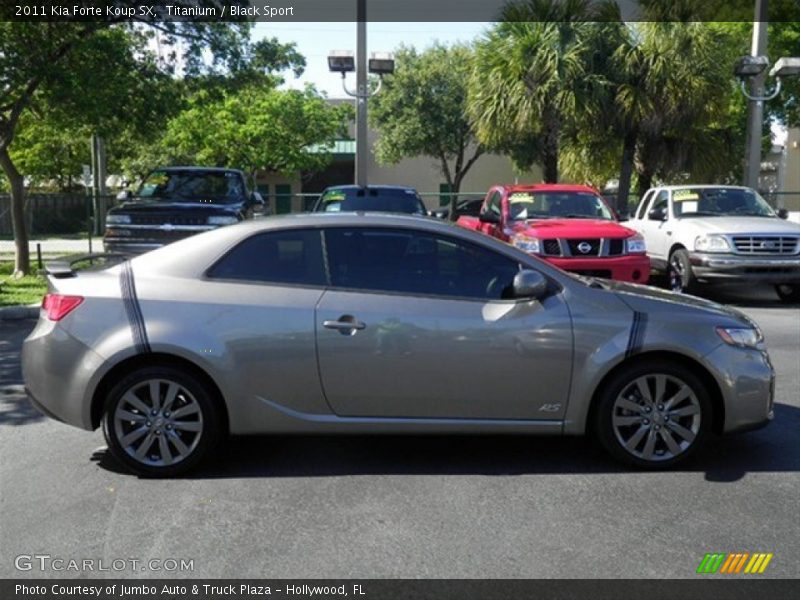 Titanium / Black Sport 2011 Kia Forte Koup SX
