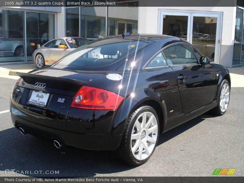 Brilliant Black / Ebony Black 2005 Audi TT 3.2 quattro Coupe