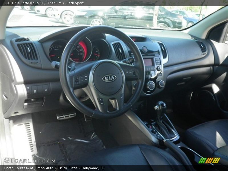 Titanium / Black Sport 2011 Kia Forte Koup SX
