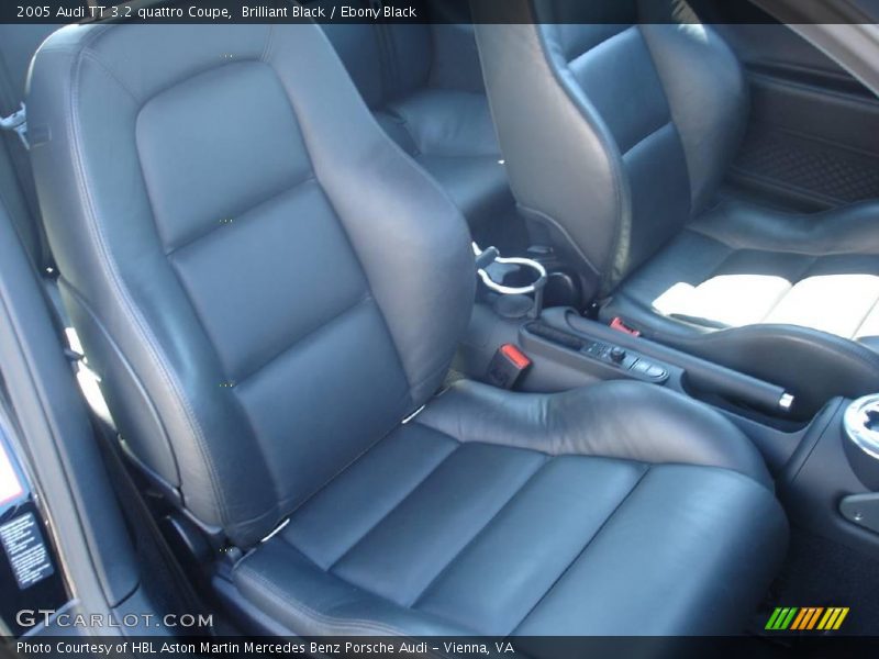 Brilliant Black / Ebony Black 2005 Audi TT 3.2 quattro Coupe