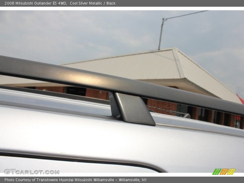 Cool Silver Metallic / Black 2008 Mitsubishi Outlander ES 4WD