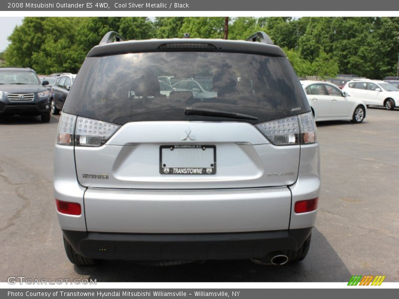  2008 Outlander ES 4WD Cool Silver Metallic