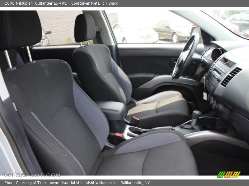 Front Seat of 2008 Outlander ES 4WD