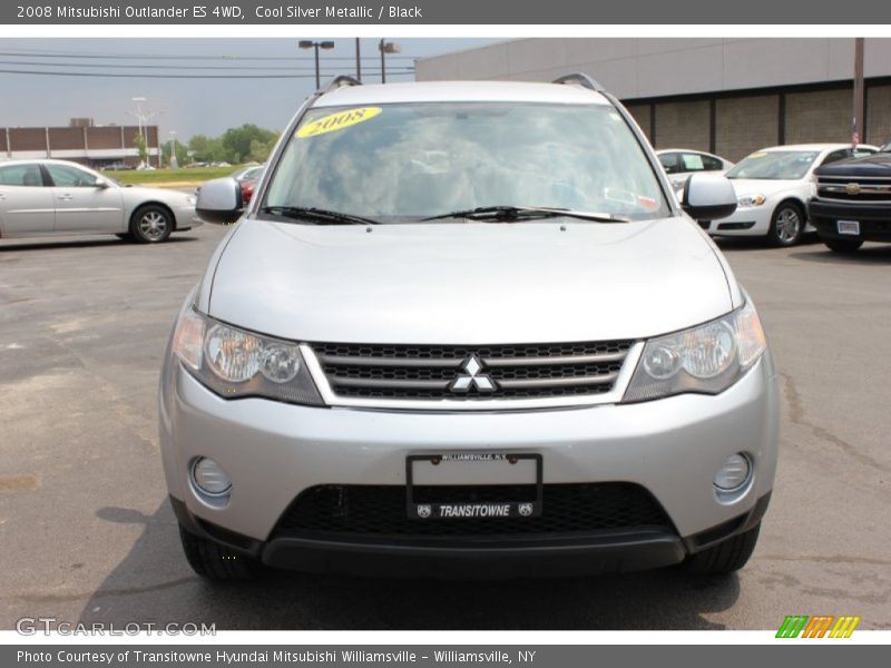 Cool Silver Metallic / Black 2008 Mitsubishi Outlander ES 4WD
