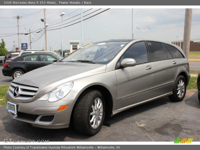 Pewter Metallic / Black 2006 Mercedes-Benz R 350 4Matic