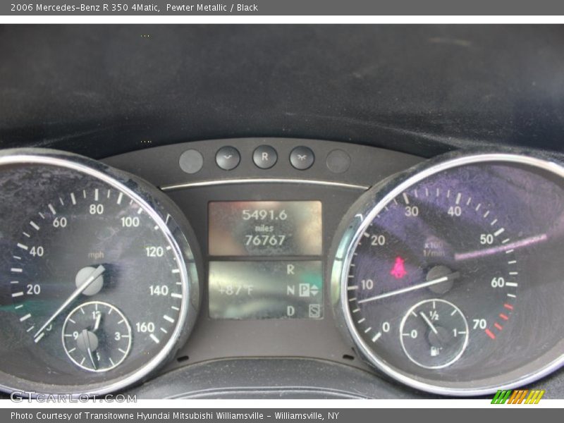 Pewter Metallic / Black 2006 Mercedes-Benz R 350 4Matic