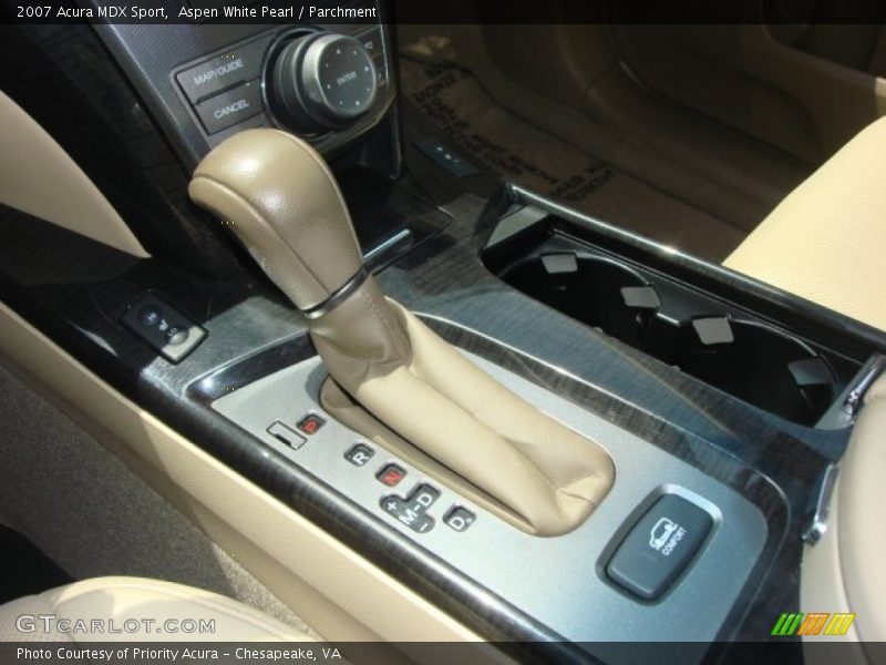 Aspen White Pearl / Parchment 2007 Acura MDX Sport