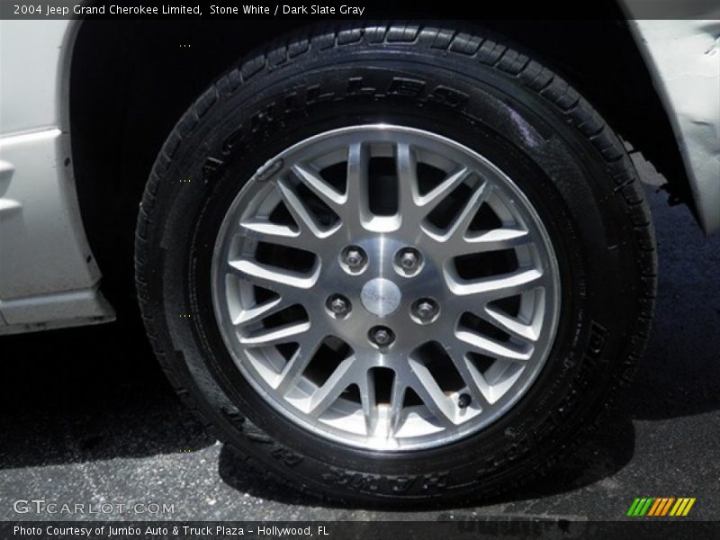 Stone White / Dark Slate Gray 2004 Jeep Grand Cherokee Limited