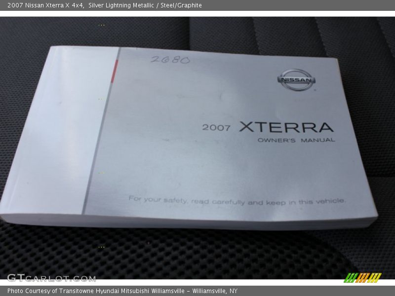 Silver Lightning Metallic / Steel/Graphite 2007 Nissan Xterra X 4x4