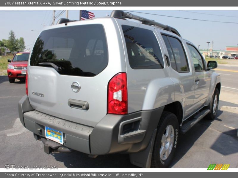 Silver Lightning Metallic / Steel/Graphite 2007 Nissan Xterra X 4x4