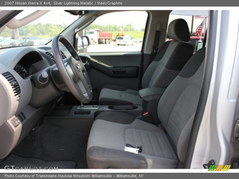 Silver Lightning Metallic / Steel/Graphite 2007 Nissan Xterra X 4x4