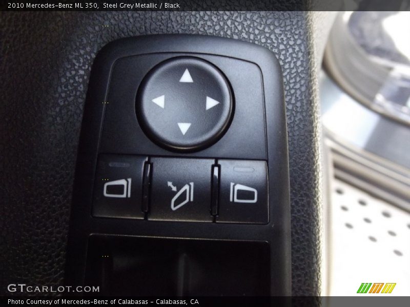 Steel Grey Metallic / Black 2010 Mercedes-Benz ML 350