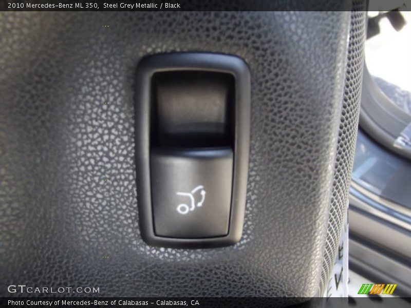 Steel Grey Metallic / Black 2010 Mercedes-Benz ML 350
