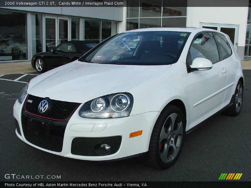 Candy White / Interlagos Plaid Cloth 2006 Volkswagen GTI 2.0T