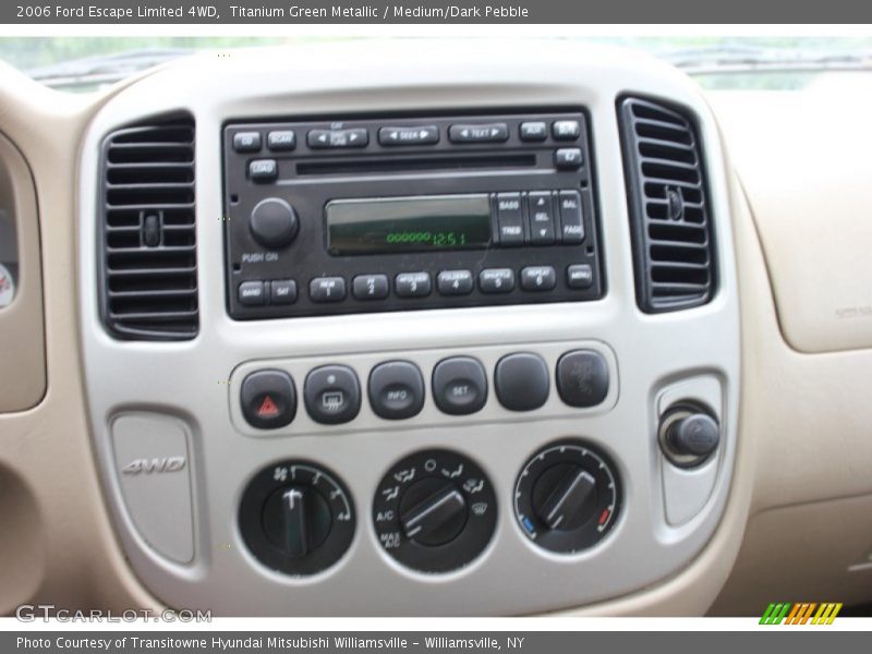Controls of 2006 Escape Limited 4WD