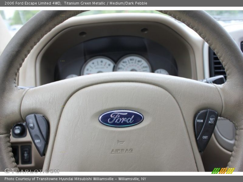 Titanium Green Metallic / Medium/Dark Pebble 2006 Ford Escape Limited 4WD