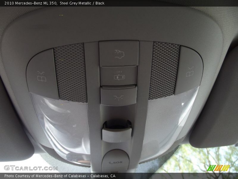 Steel Grey Metallic / Black 2010 Mercedes-Benz ML 350
