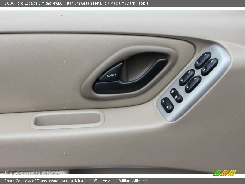 Titanium Green Metallic / Medium/Dark Pebble 2006 Ford Escape Limited 4WD