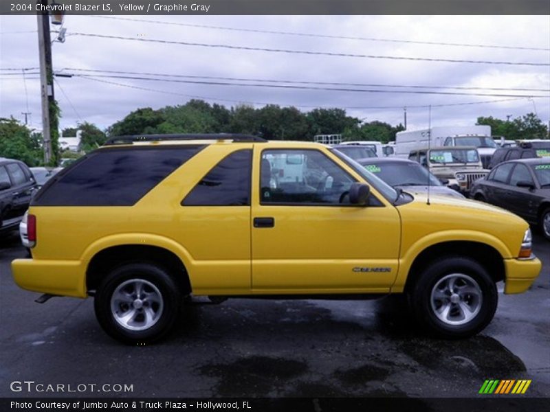 Yellow / Graphite Gray 2004 Chevrolet Blazer LS