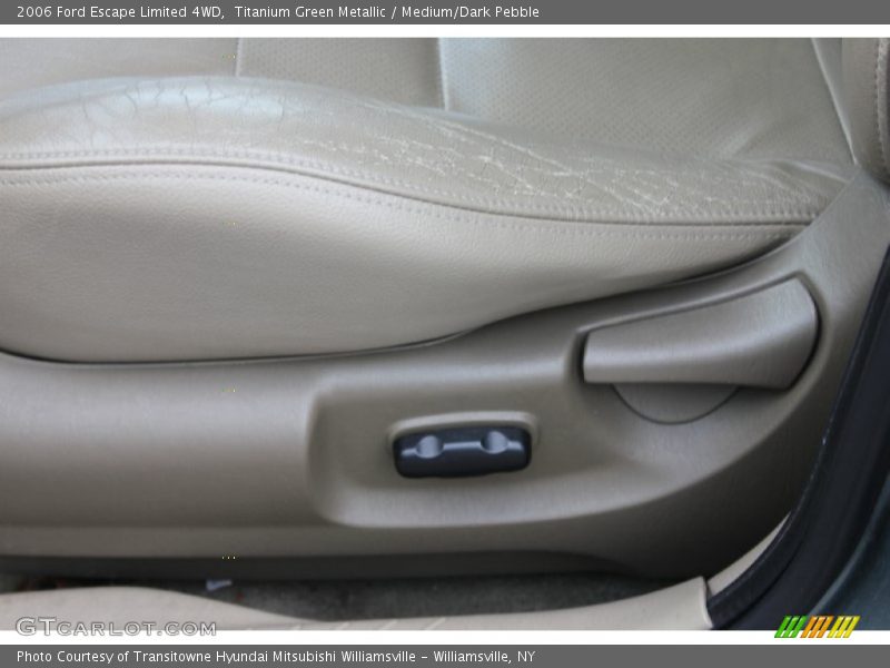 Titanium Green Metallic / Medium/Dark Pebble 2006 Ford Escape Limited 4WD