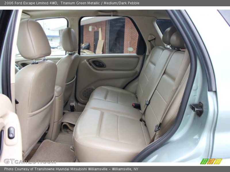 Rear Seat of 2006 Escape Limited 4WD