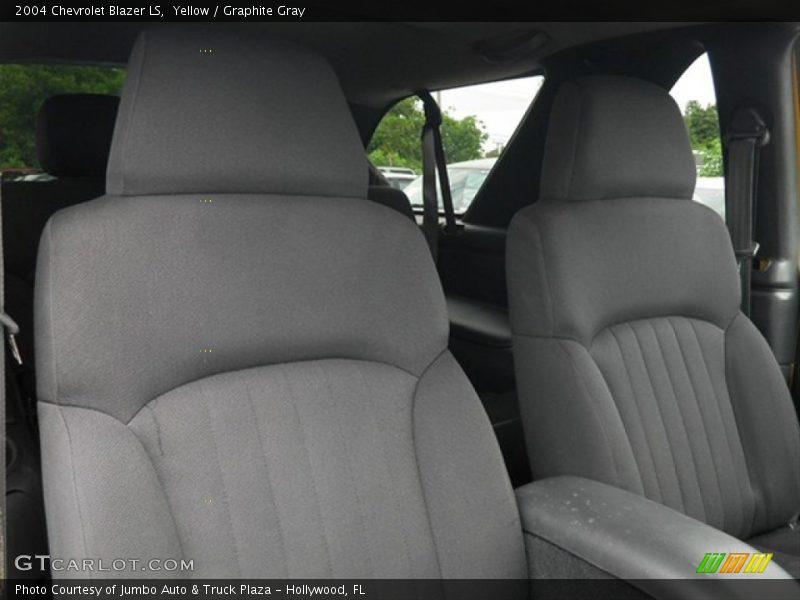 Yellow / Graphite Gray 2004 Chevrolet Blazer LS