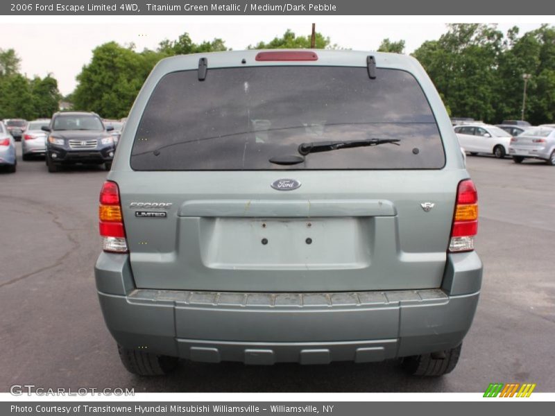 Titanium Green Metallic / Medium/Dark Pebble 2006 Ford Escape Limited 4WD