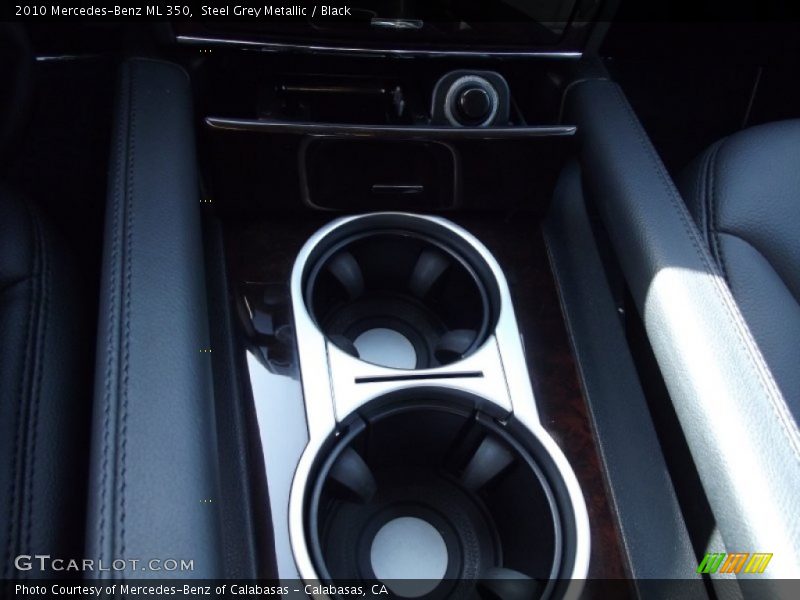 Steel Grey Metallic / Black 2010 Mercedes-Benz ML 350