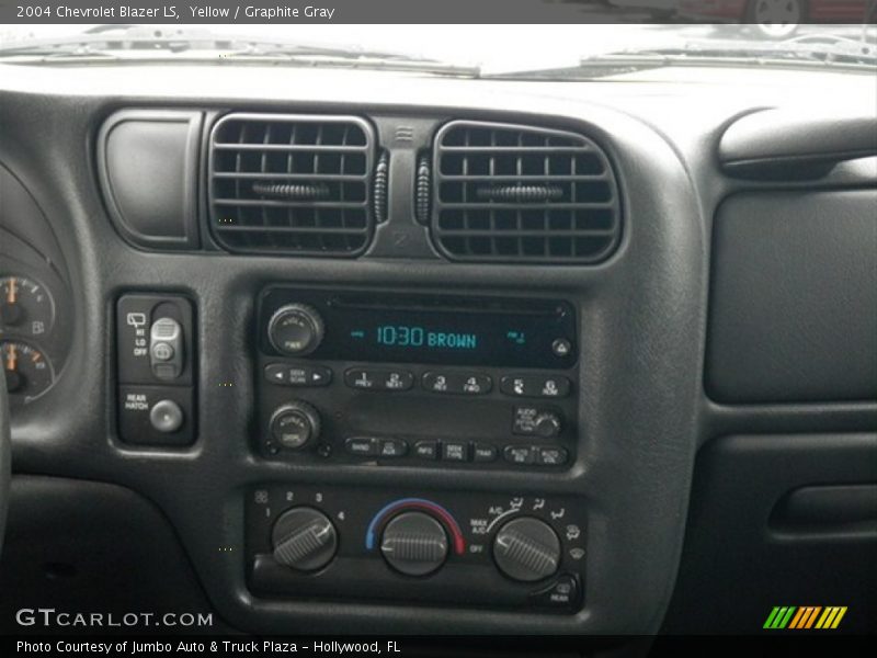 Controls of 2004 Blazer LS