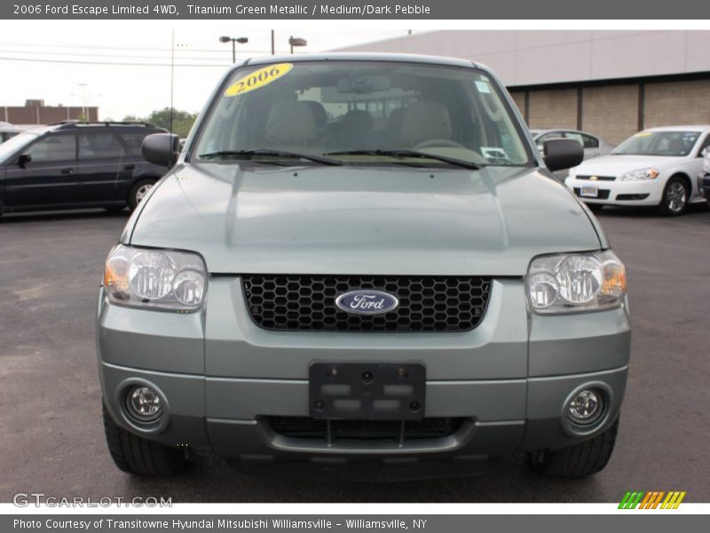 Titanium Green Metallic / Medium/Dark Pebble 2006 Ford Escape Limited 4WD