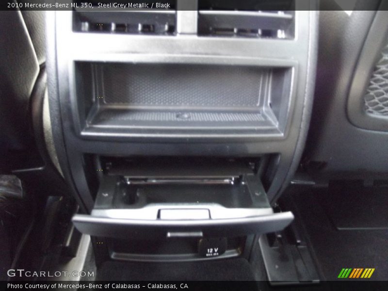 Steel Grey Metallic / Black 2010 Mercedes-Benz ML 350