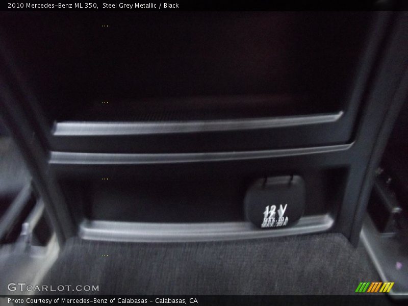 Steel Grey Metallic / Black 2010 Mercedes-Benz ML 350